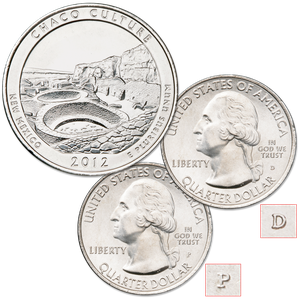 2012 P&D Chaco Culture National Historical Park Quarter Set Main Image