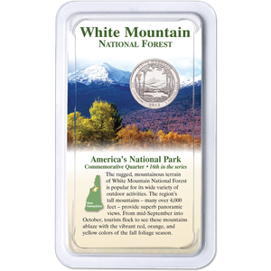 2013 White Mountain National Forest Quarter in Showpak Main Image