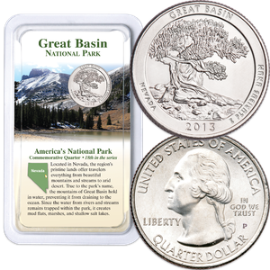 2013 Great Basin National Park Quarter in Showpak Main Image