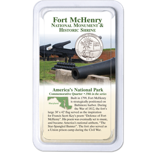 2013 Fort McHenry National Monument and Historic Shrine Quarter in Showpak Main Image