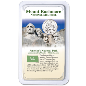 2013 Mount Rushmore National Memorial Quarter in Showpak Main Image
