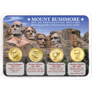 Mount Rushmore Presidential Dollar Showpak Main Image