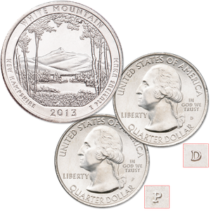 2013 P&D White Mountain National Forest Quarter Set Main Image