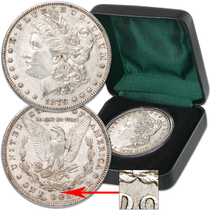 1878-1921 Morgan Silver Dollar in Case Main Image