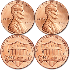 2016 P&D Lincoln Head Cent Set Main Image