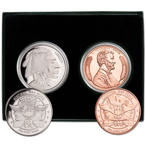 Lincoln and Indian Head Rounds Set Main Image