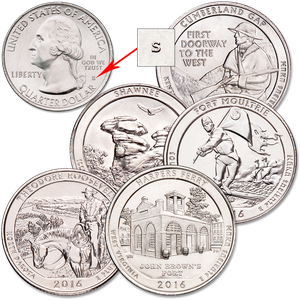 2016-S Unc. National Park Quarter Year Set Main Image