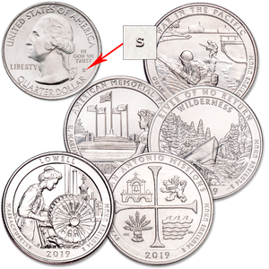 2019-S Unc. National Park Quarter Year Set Main Image