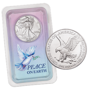 2025 American Silver Eagle in Peace on Earth Showpak Main Image