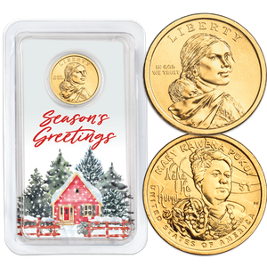 2025 Native American Dollar in Season's Greetings Showpak Main Image