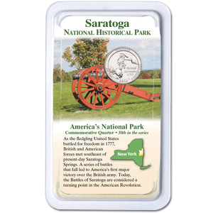 2015 Saratoga National Historical Park Quarter in Showpak Main Image