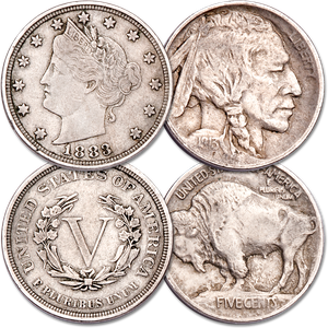 First-Year Type One 1883 & 1913 Nickel Set Main Image