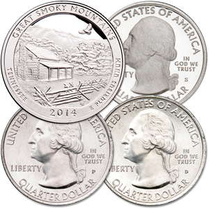 2014 PDS Great Smoky Mountains National Park Quarter Set Main Image