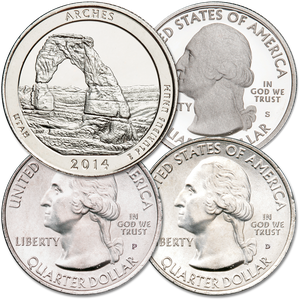 2014 PDS Arches National Park Quarter Set Main Image