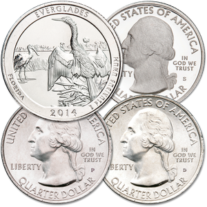 2014 PDS Everglades National Park Quarter Set Main Image