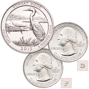 2015 P&D Bombay Hook National Wildlife Refuge Quarter Set Main Image