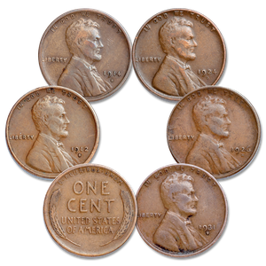 1912-1931 Low-Mintage Lincoln Head Cent Set Main Image