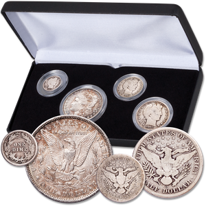 1883-1909 New Orleans Mint Denomination Set Main Image