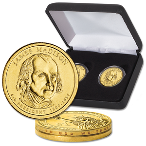 2007 James Madison Presidential Dollar Error & Regular Issue Set Main Image