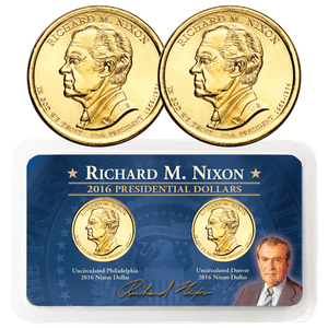 2016 P&D Richard M. Nixon Presidential Dollar Showpak Main Image