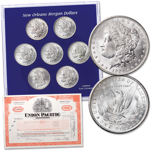 1883-1904 New Orleans Morgan Silver Dollar Set with Free Gift Main Image