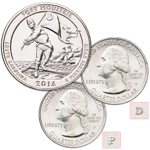 2016 P&D Fort Moultrie (Fort Sumter National Monument) Quarter Main Image