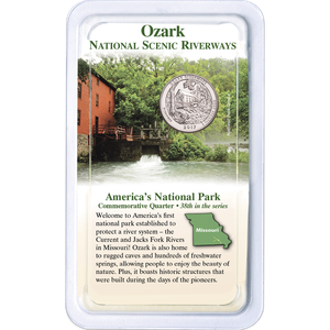2017 Ozark National Scenic Riverways Quarter in Showpak Main Image