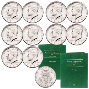 2019-2023 P&D Kennedy Half Dollar Set with Folders Main Image