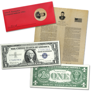 1957B $1 Silver Certificate with FREE JFK Reprint Main Image