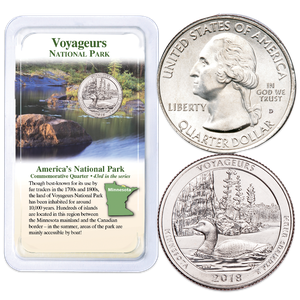 2018 Voyageurs National Park Quarter in Showpak Main Image
