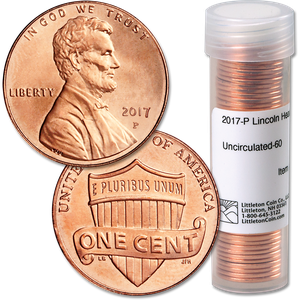 2017-P Lincoln Head Cent Tube Main Image