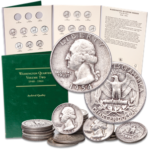 1954-1964 Complete Washington Quarter Set Main Image