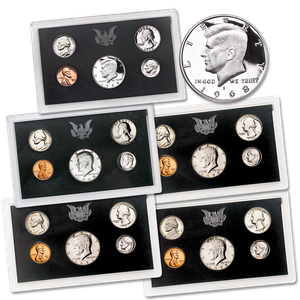 1968-1972 First Five "S" Mint Proof Sets Main Image