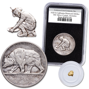 1925-S California Diamond Jubilee Silver Half Dollar in Holder Main Image