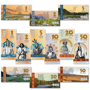 2019 Jamul Nation Native American Polymer Note Set Main Image