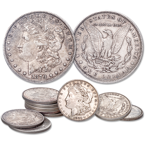 1878-1921 “Half Roll” of Morgan Silver Dollars Main Image