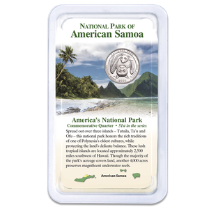 2020 National Park of American Samoa Quarter in Showpak Main Image