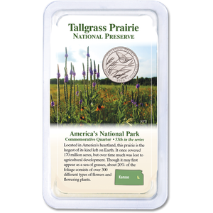 2020 Tallgrass Prairie National Preserve Quarter in Showpak Main Image