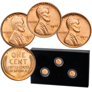 1944-1946 Lincoln Head Cent Shell Casing Set Main Image