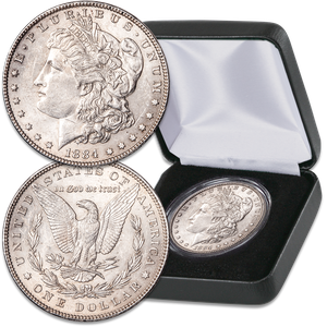 1884 Morgan Silver Dollar with Case Main Image