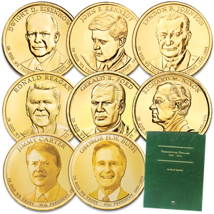 Presidents of World War II Dollar Set with Folder Main Image