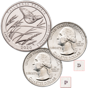 2020 P&D Tallgrass Prairie National Preserve Quarter Set Main Image