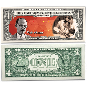 Colorized U.S. Innovation $1 Federal Reserve Note - Pennsylvania Main Image