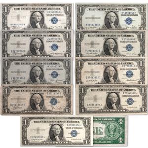 1935-1935H $1 Silver Certificate Set Main Image
