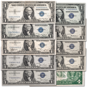 1935-1935H $1 Silver Certificate Set Main Image
