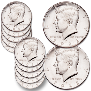 2017-2022 P&D Kennedy Half Dollar Set Main Image