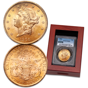 1877-1907 Gold $20 Liberty Head with Case Main Image