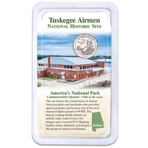 2021 Tuskegee Airmen National Historic Site Quarter in Showpak Main Image