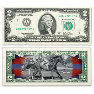 Colorized The Sport of Kings $2 Federal Reserve Note - Citation Main Image