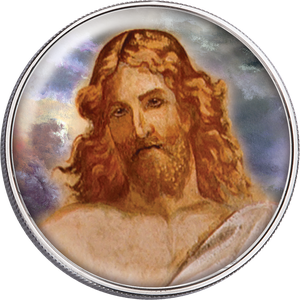 2021 Colorized Jesus Christ Silver American Eagle Main Image